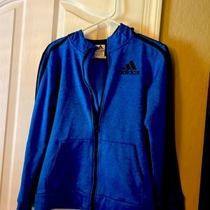 Child’s unisex adidas zip up with hood